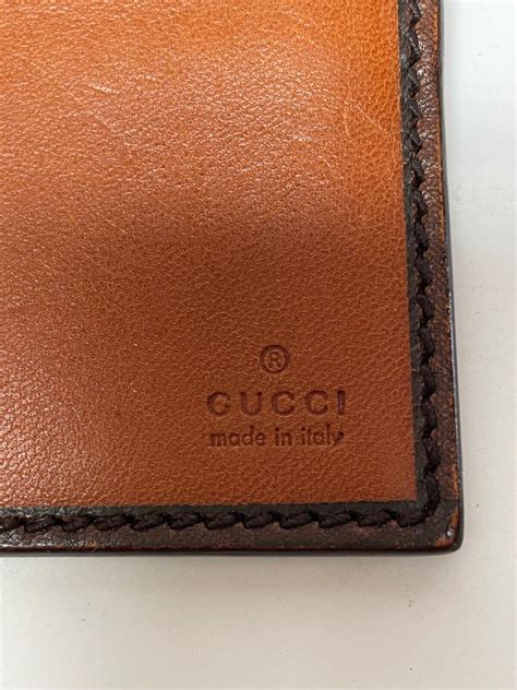 gucci business card holder ebay